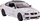 Makina me telekomandë Rastar BMW M3, shkallë 1:14, e bardhë