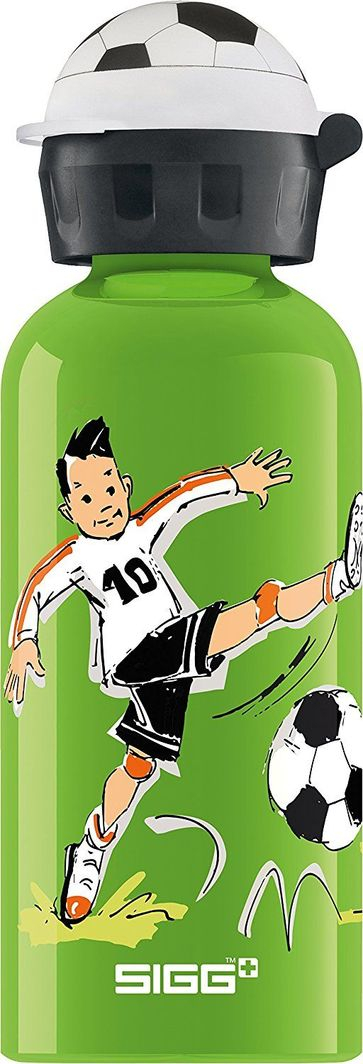 Shishe sportive për fëmijë SIGG Alu KBT Footballcamp, 400ml, e gjelbër