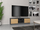 Kabinet TV Malwa, 120 cm, anthracite Oak Artisan