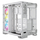 Kuti PC CORSAIR iCUE LINK 6500X, Mid Tower, ARGB, e bardhë