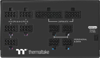 Burim energjie Thermaltake Toughpower PF1 ARGB PS-TPD-0850F3FAPE-1 ATX, 850W