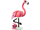 Set LEGO Creator Wild Animals Pink Flamingo 31170, 3 në 1, për fëmijë