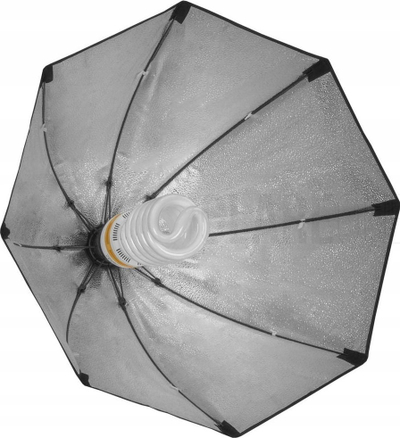 Softbox drite GlareOne Octa 60, për dritë t’vazhdueshme, me 1 llampë, i zi