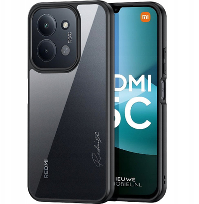 Maskë telefoni DUX DUCIS Aimo, për Xiaomi Redmi 15C 4G 5G dhe Poco C85, PC TPU, e zezë