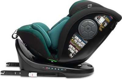 Sedilje auto Coccolle Mokki i-Size Emerald, 40-150 cm, rrotullim 360°, jeshile