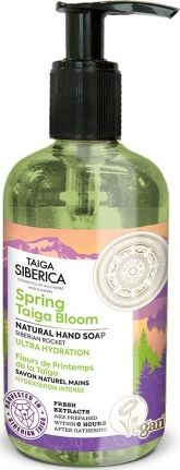 Sapun duarsh Natura Siberica Taiga Siberian Spring Taiga Bloom, për duar i lëngshëm me efekt hidratues, 300ml