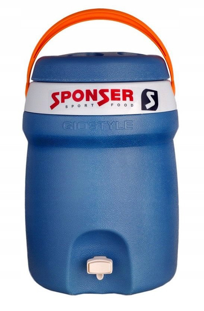 Termos për pije Gio Style Fiesta 10, 10.75 l, blu dhe portokalli