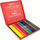 Lapsa me ngjyra Lean Giorgione Classic Colour, 24 ngjyra, kuti metalike, e kuqe