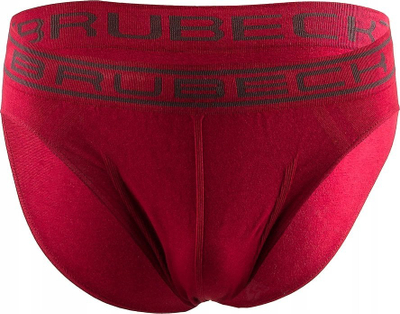 Tanga për burra Brubeck BE00290A Comfort Cotton, pa qepje, madhësia XL, e kuqe e errët