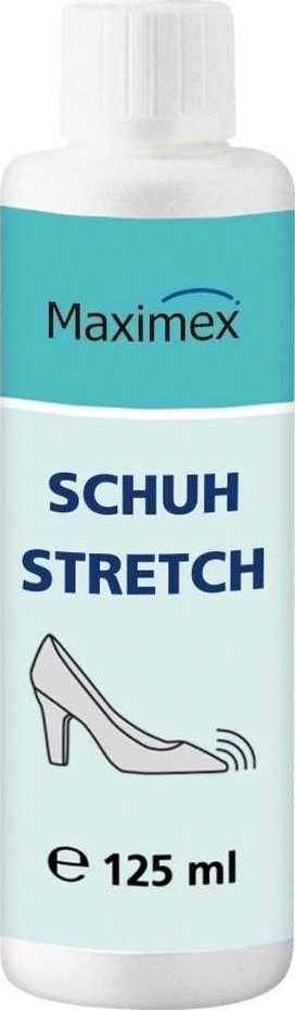 Sprej zbutës për këpucë Maximex Schuh Stretch, 125 ml, për lëkurë dhe zhamsh, i bardhë