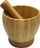 Havan kuzhine KingHoff KH-1616, bambu, 9.5cm, ngjyrë druri natyrale