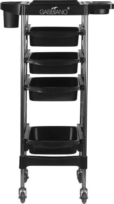 Asistent parukerie Activeshop Gabbiano FX11-2, me rrota, i zi