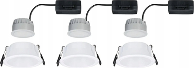 Spot LED t’futura Eglo Cole Coin, set me 3 copë 6W, 1410lm IP44, t’bëlba