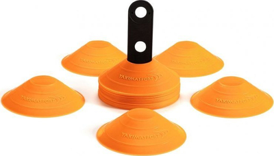 Set stërvitor Yakima Sport 100632, 10 disqe trajnimi, plastikë, shumëngjyrëshe