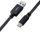 Kabllo spirale CableMod Classic, USB-C/USB-A, 1,5m, gri