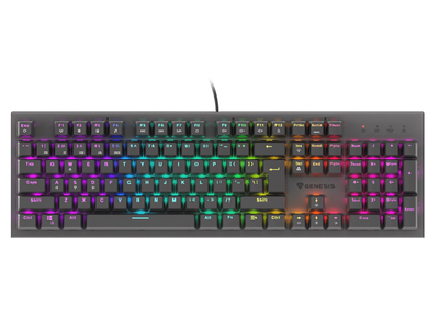 Tastierë lojrash Genesis THOR 303, Outemu Red, RGB LED, US, e zezë
