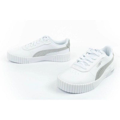 Atlete Puma Carina 2.0 W 387622 02, lëkurë ekologjike, SOFTFOAM, të bardha