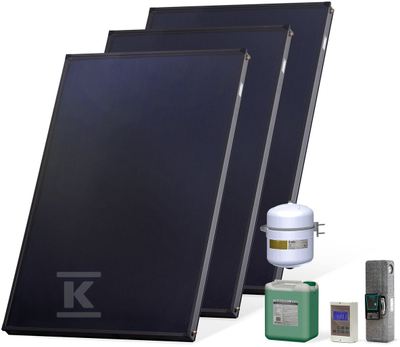 Set solar Hewalex Komfort Plus HX00-3KS2100.V121, kolektorë diellorë, për ngrohje uji sanitar