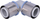 Bërsinë këndi Uponor Composite Press Elbow MLC, 40-40