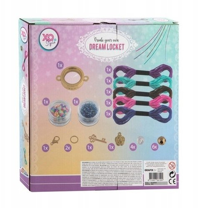 Set krijues bizhuterish Grafix Welpol Adventure, për medalion, 8+, shumëngjyrësh