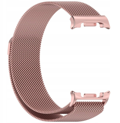 Rrip çeliku Tech-Protect për Samsung Galaxy Watch 8 8 Classic, stil Milanese, i rregullueshëm, rozë