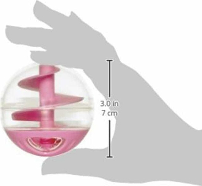 Lodër për lojna me mace Catit Treat Ball, 7cm, rozë