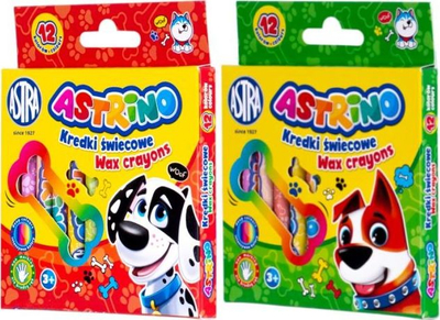 Ngjyra dylli Astrino ASTRA, 12 ngjyra, për kalamaj