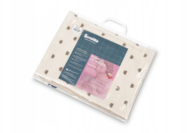 Set jorgan dhe jastëk për karrocë BabySteps Muslin Bears, muslin vere, për bebe, bezhë