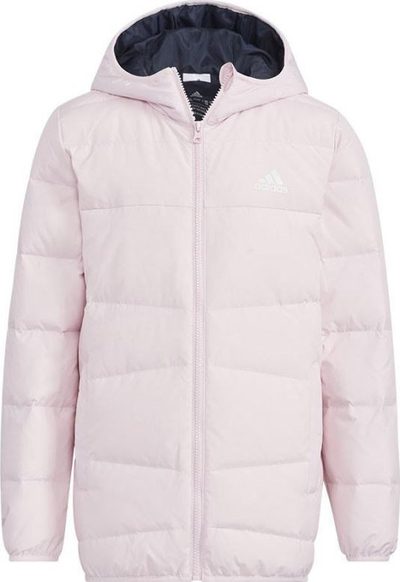 Xhup Adidas Frosty Jacket Jr HM5237, për goca, dimëror, rozë e çelët