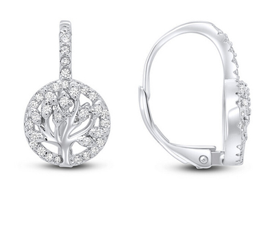 Vathё Brilio Silver Tree of Life EA47