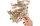 Model druri Ugears Marble Run Tiered Hoist, 315 pjesë, puzzle mekanik, ngjyrë druri natyrale