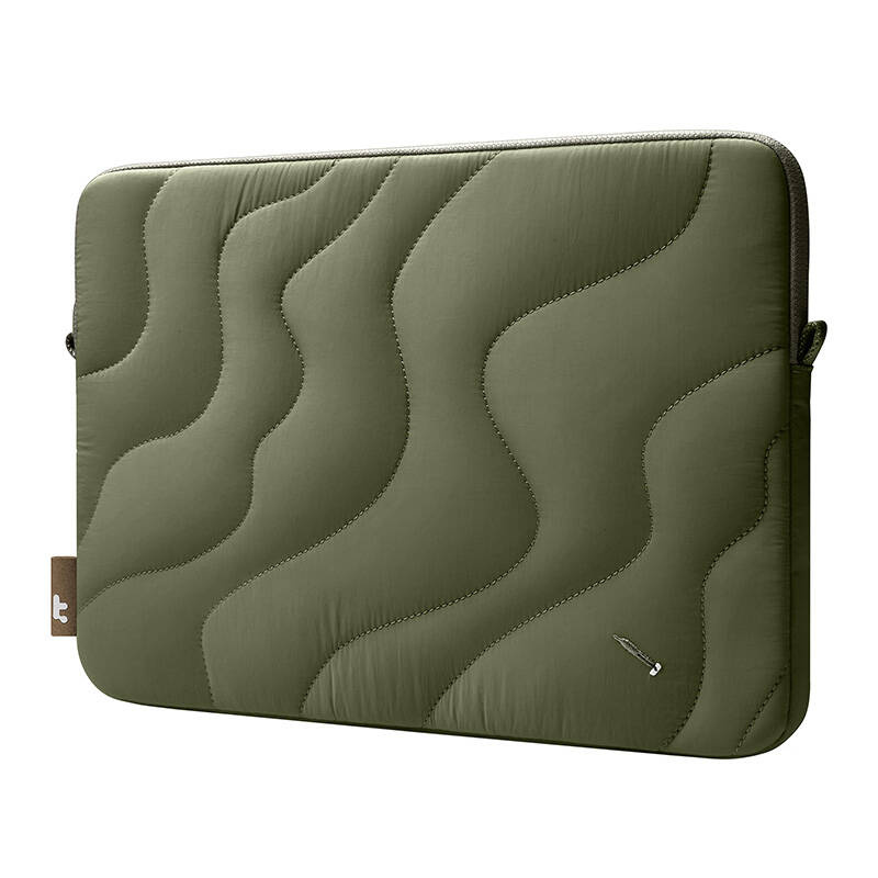 Çantë sleeve laptopi Tomtoc Terra A27, 16", dizajn i qepur, jeshile 2