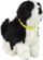 Lodër qenush pelushi LeanToys Border Collie, interaktive, me lëvizje edhe zë, e zezë me të bardhë