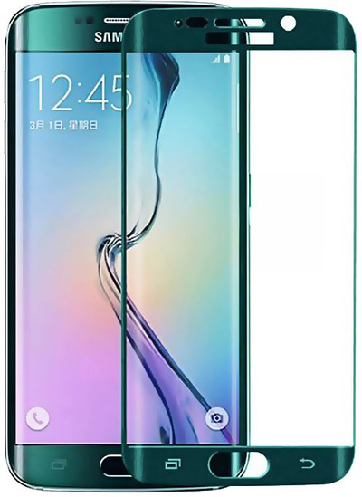 Xham mbrojtës MyScreen Diamond Edge 3D, për Samsung Galaxy S6, 0.33mm, jeshil