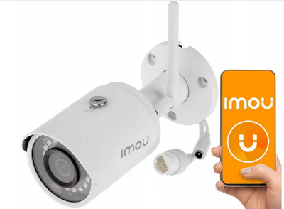 Kamerë IP Imou Bullet Pro IPC F32MIP, 3MP, 3.6mm, metalike, e bardhë
