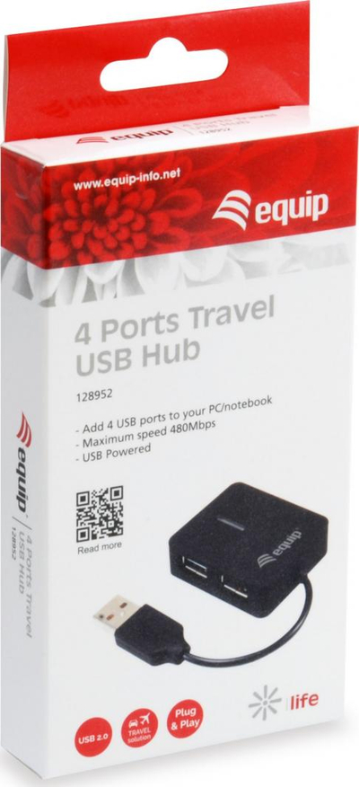 HUB Equip, 4 porte USB 2.0, i zi