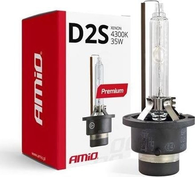 Llambë xenon AMiO D2S 01975, 35W, 4300K, transparente