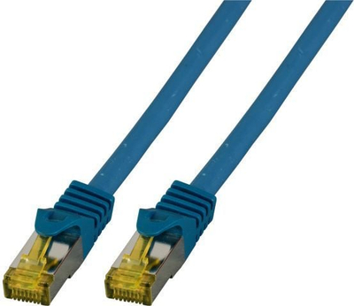 Мрежен кабел EFB Elektronik RJ45, Cat.6A S/FTP, 15m, син