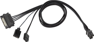 Kabllo energjie EKWB EK Loop OmniLink SATA, për ventilatorë dhe D RGB, 50cm, e zezë