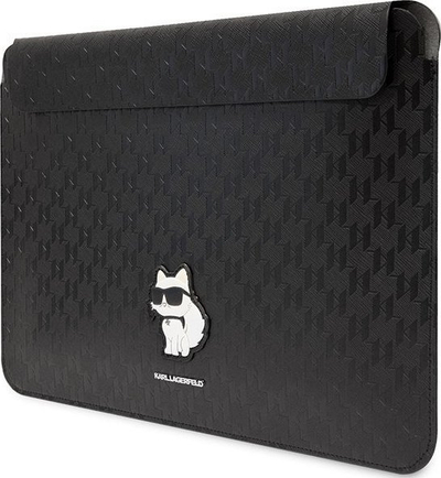 Husë laptopi Karl Lagerfeld Sleeve KLCS16SAKHPCK, 16\", lëkurë eko Saffiano, e zezë