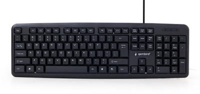 Tastierë Gembird KB-U-103, USB, e zezë