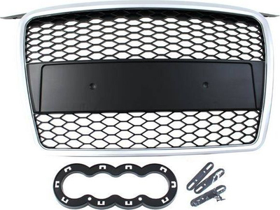Grillë përpara Audi A3 8P, RS Style, ABS, argjendtë me të zezë