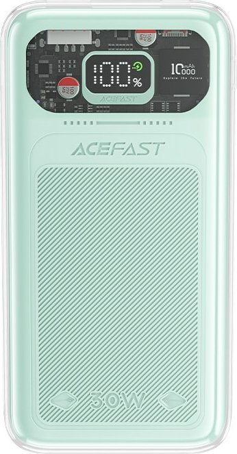 Powerbank Acefast M1, 10000mAh, karikim i shpejtë 30W, jeshil