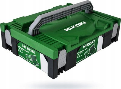 Kuti veglash HiKOKI HIT-System Case 1, plastike ABS, grumbulluese, jeshile