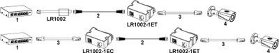 Проширювач на мрежа Dahua LR1002-1ET-V3, PoE ePoE, 100 Mbps, црн