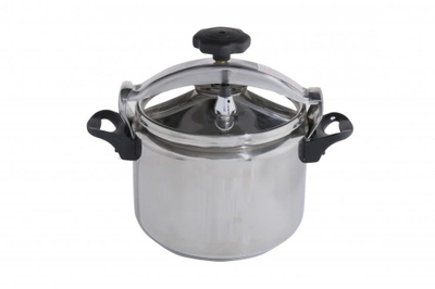 Tenxhere me presion ERTONE ERT-MN 301, 6L, çelik inox, ngjyrë argjend