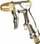 Pistole ujitëse Cellfast BRASS C52-900, rregullim i ujit, trup prej mesi