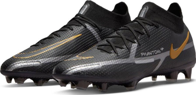 Këpucë futbolli Nike Phantom GT2 Elite DF FG, terren i fortë, për meshkuj, të zeza