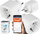 Prizë inteligjente WiFi Tuya, timer i programueshëm, matës energjie, e bardhë