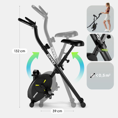 Biçikletë fitnesi e palosshme Zipro Indoor Bike Eclipse X